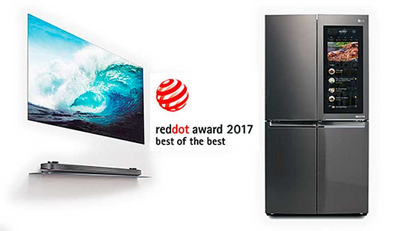 Az LG két „Best of the best” díjat kapott a Red Dot díjátadón