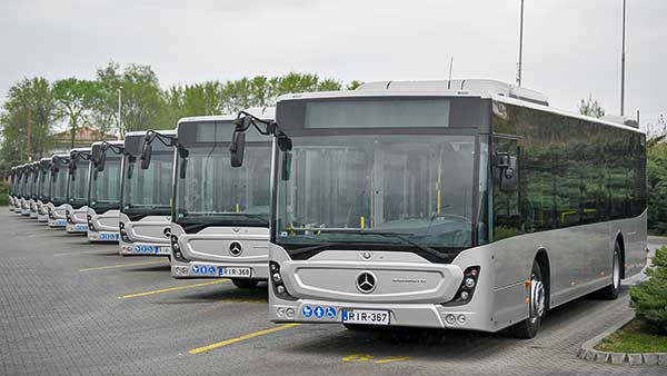 Mercedes autóbuszokat biztosított az Inter Traction Electrics Kft. a VOLÁN-nak Debrecenben